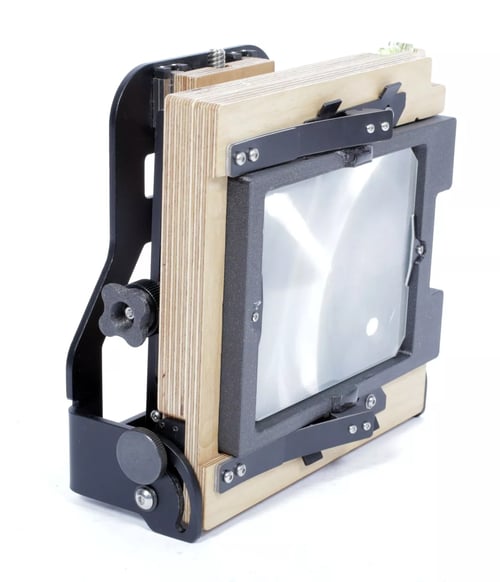 Image of Intrepid 4X5 MKIV Field camera w/ 135mm + 270mm lenses holders film fresnel #0342