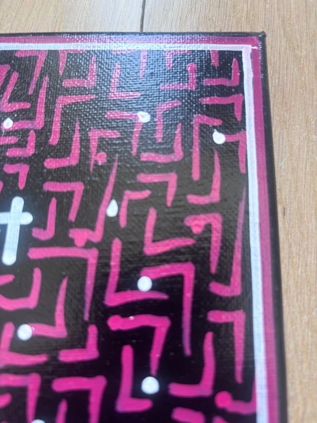 8” x 8” • YCZWKY • Canvas Original • ON SALE