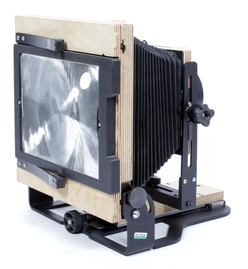 Image of Intrepid 5X7 Field camera w/ Schneider 210mm lens + holders + fresnel #0350