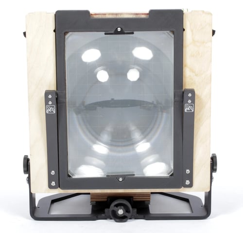 Image of Intrepid 5X7 Field camera w/ Schneider 210mm lens + holders + fresnel #0350