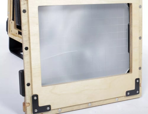Image of Intrepid 5X7 Field camera w/ Schneider 210mm lens + holders + fresnel #0350