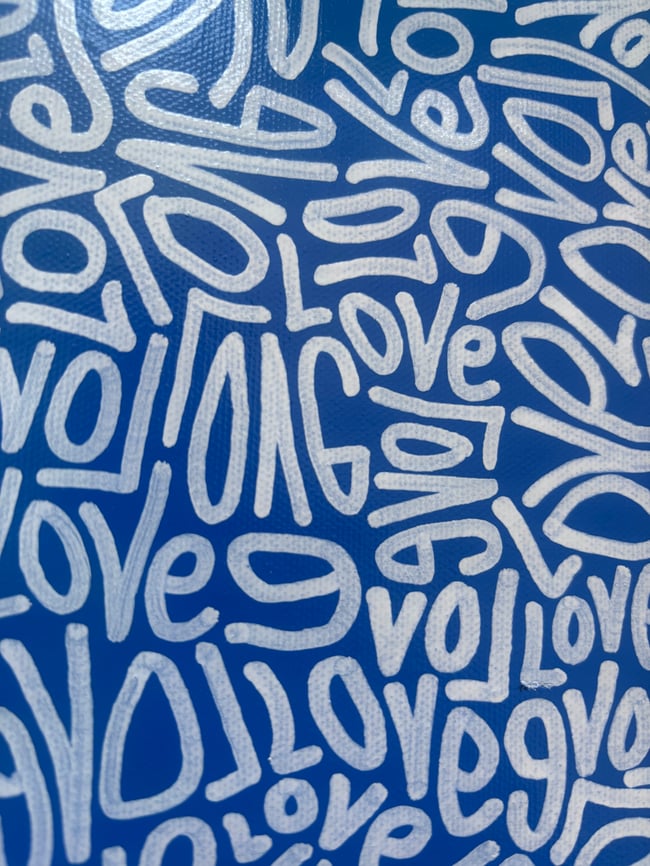 12” x 12” • Canvas Original • Love #7