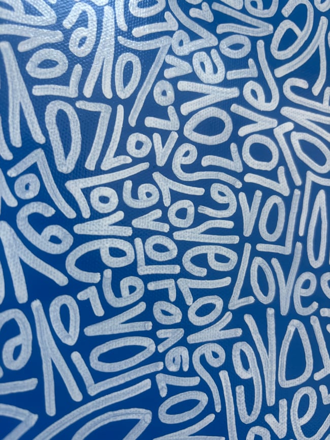 12” x 12” • Canvas Original • Love #7