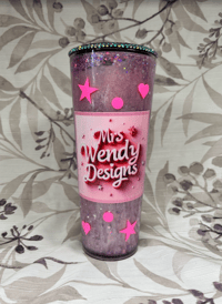 Image 1 of  Mrs Wendy Designs | Acrylic  Snowglobe Tumbler