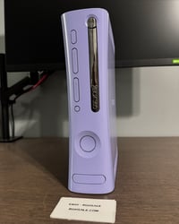 Image 1 of Custom Xbox 360 Lilac RGH3 500GB Jasper