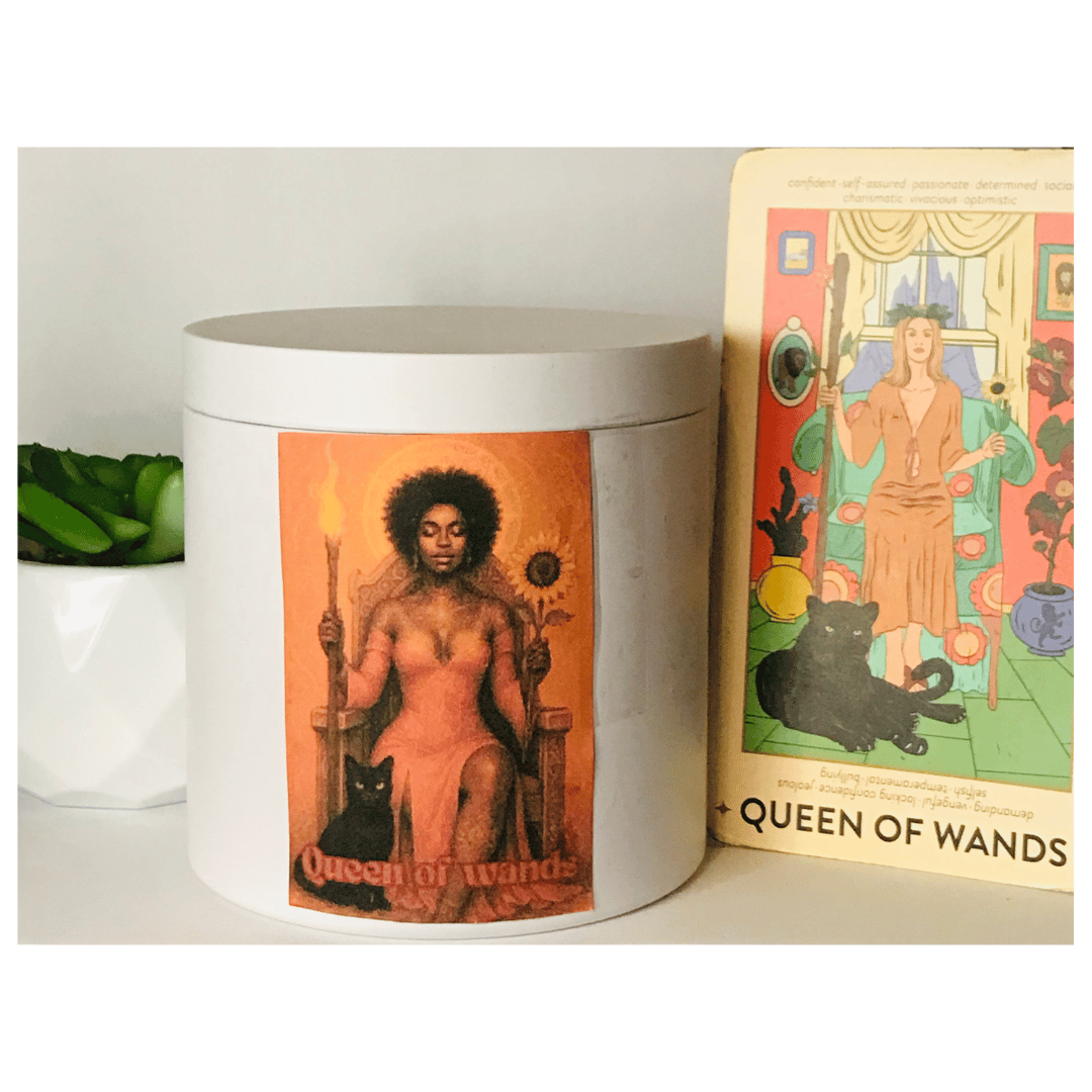 Image of QUEEN OF WANDS CANDLE
