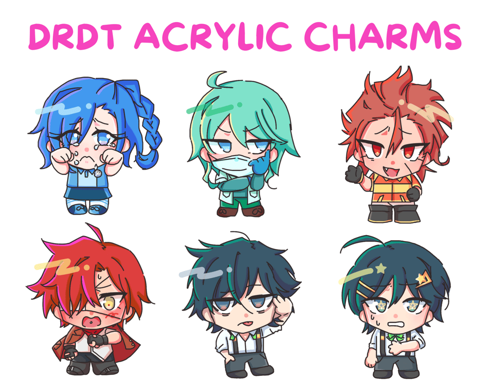 Image of DRDT Acrylic Charms