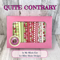 Image 2 of QUITE CONTRARY 21pc Sampler Box by My Mind's Eye for Riley Blake Designs