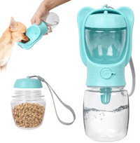 Image 1 of 2-in-1 Dog Travel Bottle – Water & Food Dispenser, Leak-Proof & Portable