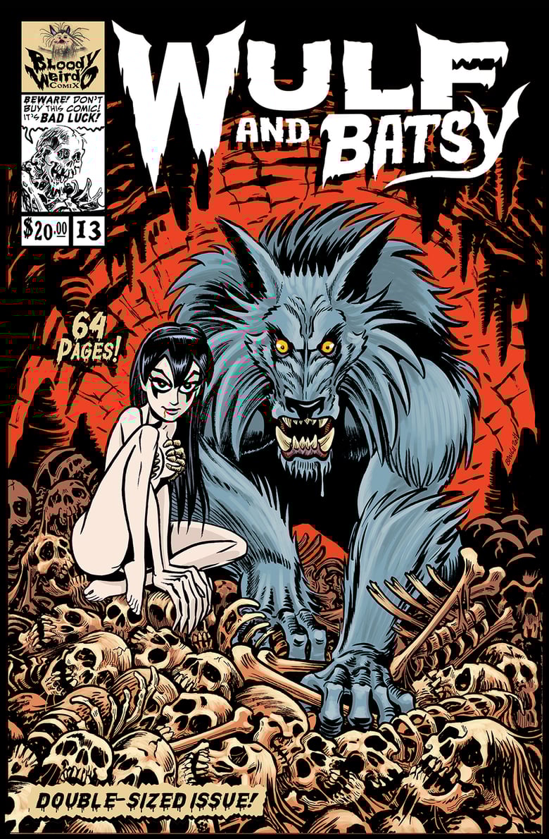 Image of Wulf and Batsy issue 13 (Variant Cover B "Bone Pile")