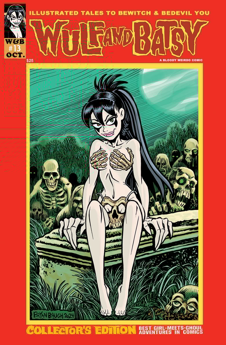 Image of Wulf and Batsy issue 13 (Variant Cover C "Vampirella-Style Homage")