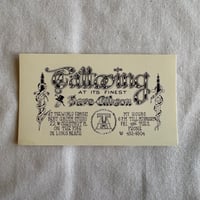 Image 1 of Tattooing At It’s Finest Dave Gibson Business Card 