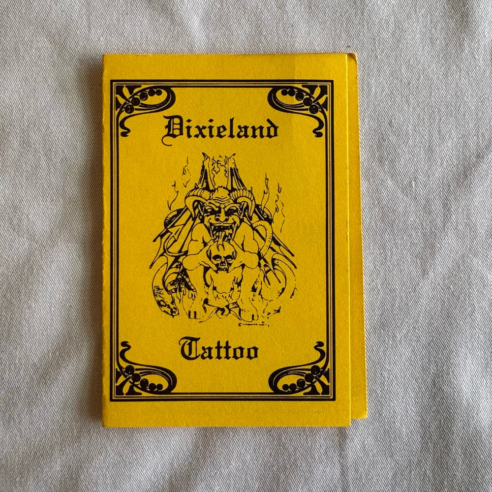 Dixieland Tattoo Trifold Aftercare Business Card 