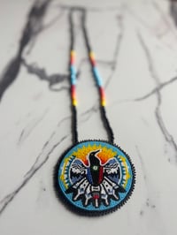 Image 2 of Beaded Medallion - Loony Eagle