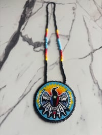 Image 3 of Beaded Medallion - Loony Eagle