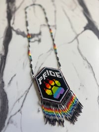 Image 2 of Beaded Medallion - Pride