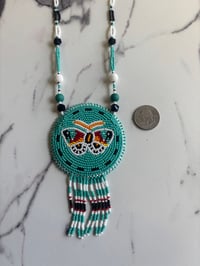 Image 5 of Beaded Medallion - Butterfly