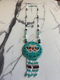 Image 2 of Beaded Medallion - Butterfly