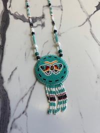 Image 3 of Beaded Medallion - Butterfly