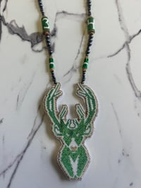 Image 1 of Beaded Necklace - Custom, Bucks [NOT FOR SALE]