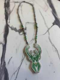 Image 2 of Beaded Necklace - Custom, Bucks [NOT FOR SALE]