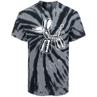 Image 1 of Port & Co Tie-Dye Tee | Balloon Dog Skeleton