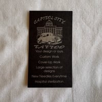 Image 1 of Capital City Tattoo Business Card 