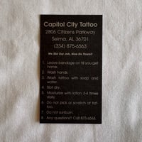 Image 2 of Capital City Tattoo Business Card 