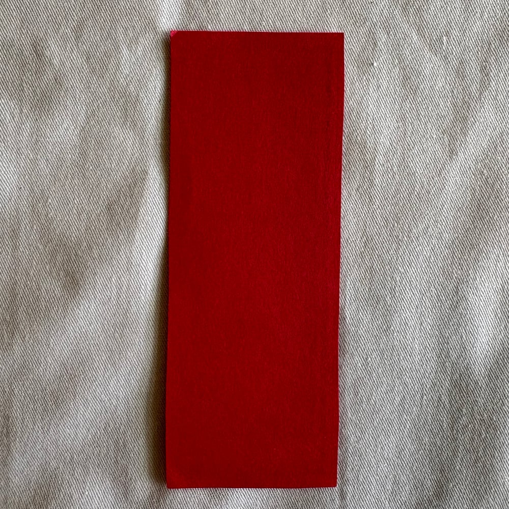 Red Unknown Japanese Tattooer Business Card