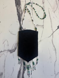 Image 4 of Beadwork Medallion - Warrior Skull