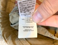 Image 10 of Aspesi garment dyed khaki pants, made in Italy, size 50 (fits 34)
