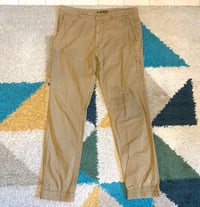 Image 9 of Aspesi garment dyed khaki pants, made in Italy, size 50 (fits 34)
