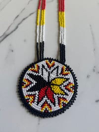 Image 1 of Beaded Medallion - Star