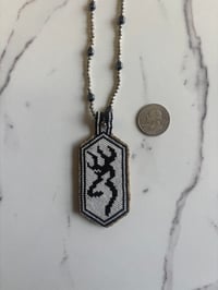 Image 4 of Beaded Necklace - Browning, Custom Example [NOT FOR SALE]