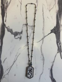 Image 3 of Beaded Necklace - Browning, Custom Example [NOT FOR SALE]