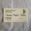 Cherokee Chuck’s Tattoos Business Card 