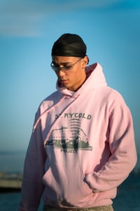 Image 3 of "Central" Light Pink Hoodie
