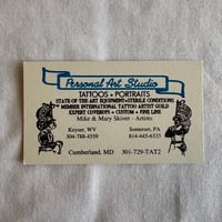 Image 1 of Personal Art Studio Mike & Mary Skiver Business Card 