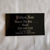 Pathos Noir Beyond The Pale Daniel Business Card 