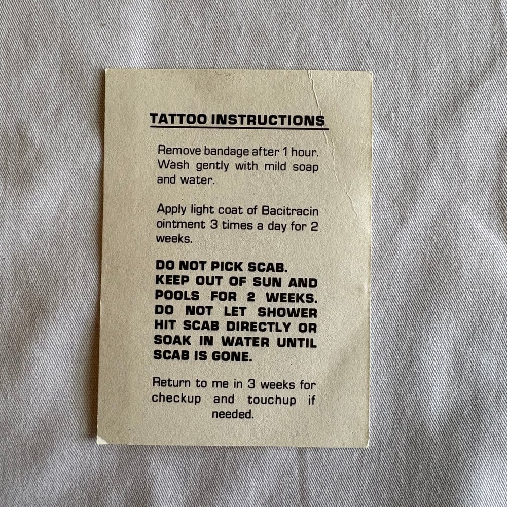 Ace Tattooing Business Card 