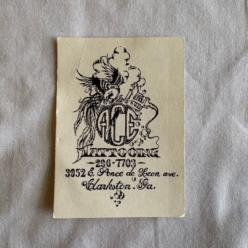 Ace Tattooing Business Card 