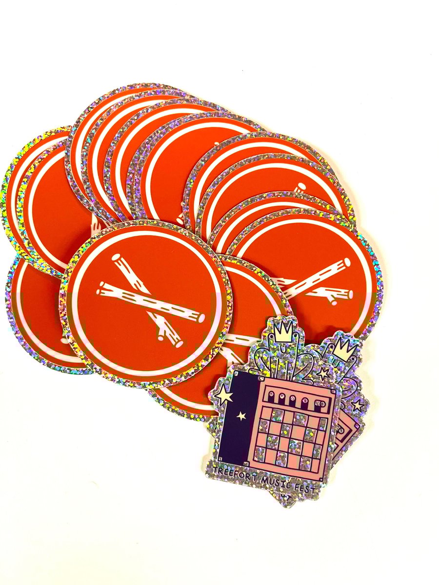 Image of TMF25 Glitter Stickers