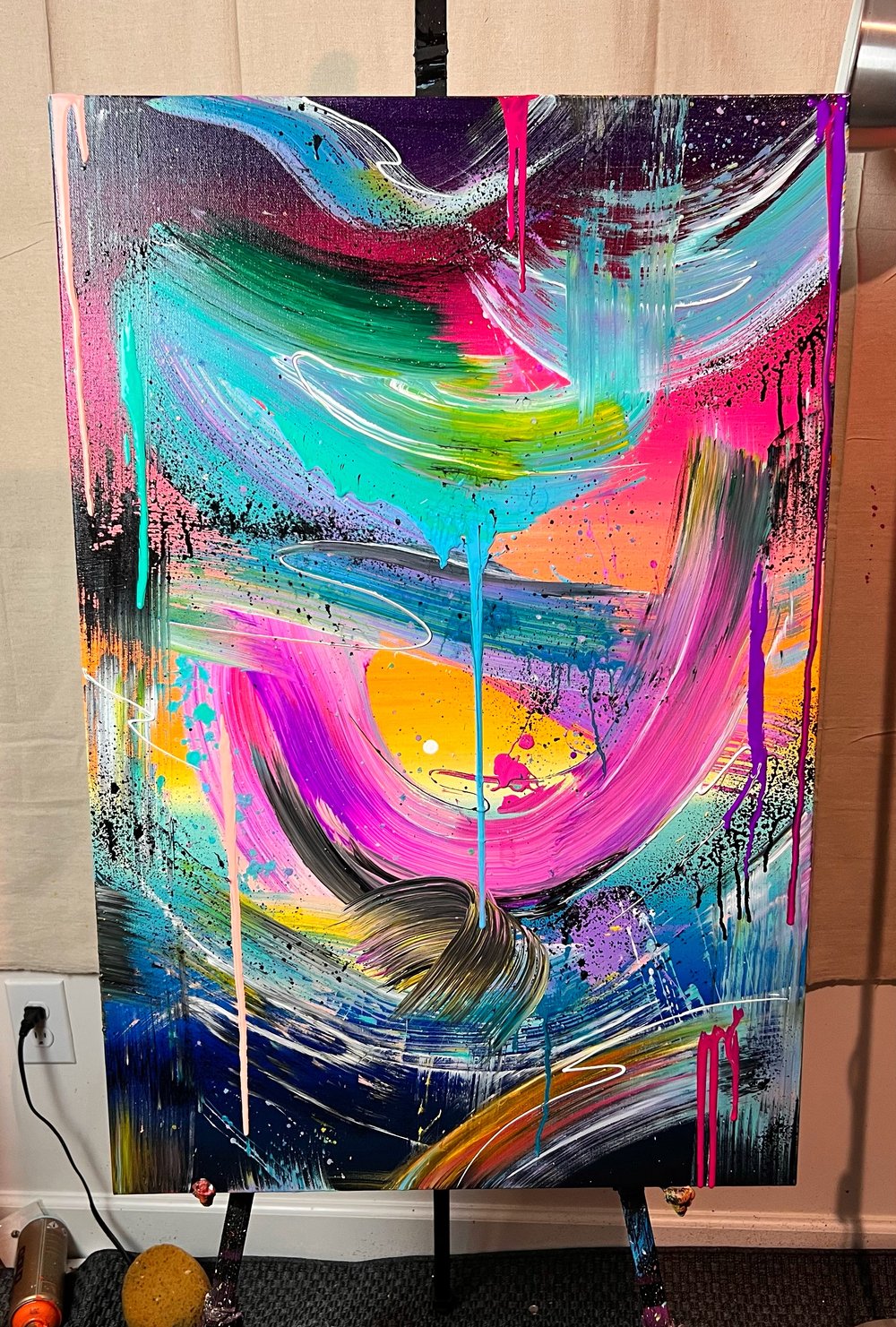 Image of Color theory - ORIGINAL PAINTING