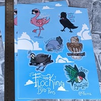 Image 2 of Stickers: Flocking BIRD Puns