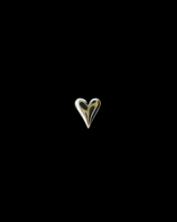 Pointed Heart Tooth Charm | Luxury Pointed Heart Toot Charm| High End Pointed Heart