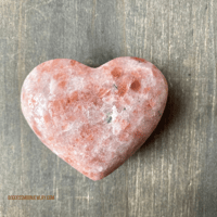 Image 6 of Sunstone Crystal Heart, Sunstone Crystal, Sacral Chakra Stone, For Confidence