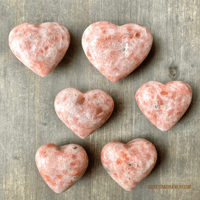 Image 8 of Sunstone Crystal Heart, Sunstone Crystal, Sacral Chakra Stone, For Confidence