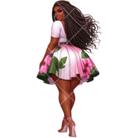 Image 2 of Curvaceous Queen PNG Bundle