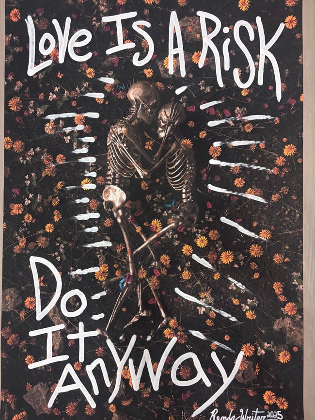 28” x 40” • Thick Card Stock Poster Print • Upcycled Art