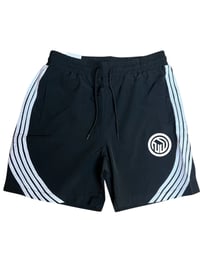 Fcknxtwk Black mesh shorts